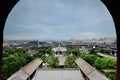 Xian China-See Xi'an city in Big Wild Goose Pagoda Royalty Free Stock Photo