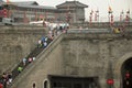 Xian City Wall Yongning Gate Royalty Free Stock Photo