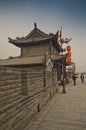 Xian City Walls Royalty Free Stock Photo