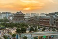 Xian drum tower Royalty Free Stock Photo