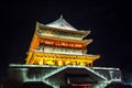 Xian drum tower Royalty Free Stock Photo