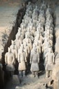 Xian, Museum of the Terracotta Warriors, Shaanxi Province, China Royalty Free Stock Photo