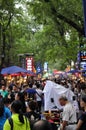 Xian Muslim food street tourists