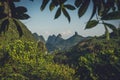 Xianggong Hill viewpoint view of Yangshuo landscape Royalty Free Stock Photo