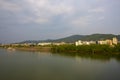 Xiangjiang River and Yuelu Mountain, Hunan, China