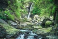 Longfeng Waterfall on Sunny Day, shot in Xiao Wulai Scenic Area, Fuxing District, Taoyuan, Taiwan.