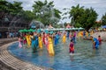 Xiaoganlanba Xishuangbanna Dai Park Plaza splash splashing Carnival