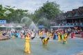 Xiaoganlanba Xishuangbanna Dai Park Plaza splash splashing Carnival