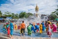 Xiaoganlanba Xishuangbanna Dai Park Plaza splash splashing Carnival