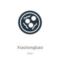 Xiaolongbao icon vector. Trendy flat xiaolongbao icon from asian collection isolated on white background. Vector illustration can