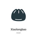 Xiaolongbao vector icon on white background. Flat vector xiaolongbao icon symbol sign from modern asian collection for mobile