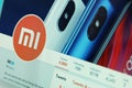 Xiaomi company on twitter Royalty Free Stock Photo