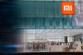 Xiaomi flagship store at night Royalty Free Stock Photo