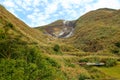 Xiaoyoukeng Recreation Area Geological park with steaming volcanic sulfur vents at Yangmingshan