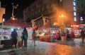 Xicheng shopping street night market cityscape Guilin China Royalty Free Stock Photo