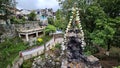 Xicotepec, Puebla, Mexico - April 17, 2023: Xochipila rock ceremonial center full of syncretism, with a belief the ancient gods Royalty Free Stock Photo