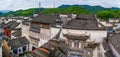 Panorama of Xidi Village Royalty Free Stock Photo