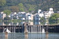 The Xin'anjiang Reservoir is located on the Xin'anjiang River