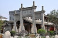 Xin Xing Zhen, China: Ceremonial Gate Royalty Free Stock Photo