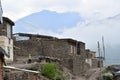 Xinaliq, Azerbaijan, a remote mountain village in the Greater Caucasus range Royalty Free Stock Photo