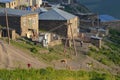 Xinaliq, Azerbaijan, a remote mountain village in the Greater Caucasus range Royalty Free Stock Photo