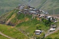 Xinaliq, Azerbaijan, a remote mountain village in the Greater Caucasus range Royalty Free Stock Photo