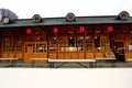 Xinbeitou historic station, Restored wooden train station dating to 1916, in Taipei,