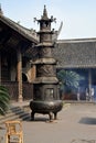 Xindu, China: Pagoda Paper Burner Temple