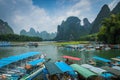 XINGPING, CHINA - MAY 29, 2018: Li River Lijiang River. Pleasu Royalty Free Stock Photo