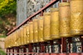 South Mountain Temple(Nanshan si). a famous landmark in the Ancient city of Xining, Qinghai, China.