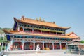 South Mountain Temple(Nanshan si). a famous landmark in the Ancient city of Xining, Qinghai, China.