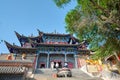 South Mountain Temple(Nanshan si). a famous landmark in the Ancient city of Xining, Qinghai, China.