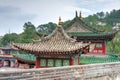 Kumbum Monastery. a famous landmark in the Ancient city of Xining, Qinghai, China. Royalty Free Stock Photo