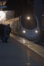 Early morning at Xining Railway station, China