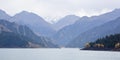 Xinjiang, china: tianchi lake