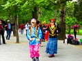 Xinjiang Dance at tiantan park
