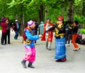 Xinjiang Dance at tiantan park