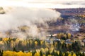 Xinjiang Hemu birch forest autumn