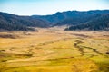 Xinjiang Kanas Grassland Autumn Royalty Free Stock Photo