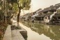 Xitang Ancient Watertown scenery in the morning