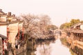 Xitang Ancient Watertown scenery in the morning