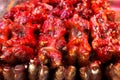 Crubeen or pigs` feet dish in Xitang, China