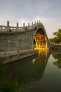 The Xiuyi Bridge in Summer Palace Royalty Free Stock Photo