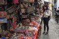 Chinese girl in a local market in Xizhou close to Dali Old Town in Yunnan Royalty Free Stock Photo