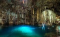 Xkeken cenote near Valladolid, Yucatan, Mexico Royalty Free Stock Photo