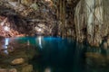 Xkeken cenote near Valladolid, Yucatan, Mexico Royalty Free Stock Photo