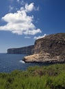 Xlendi Cliffs Royalty Free Stock Photo