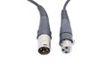 XLR cable with male and female plug