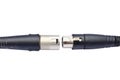 XLR cable with male and female plug