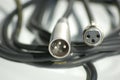 XLR Plugs Royalty Free Stock Photo